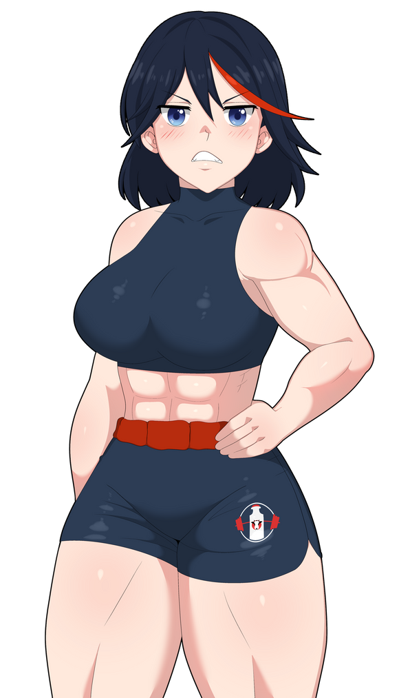 Ryuko in the gym