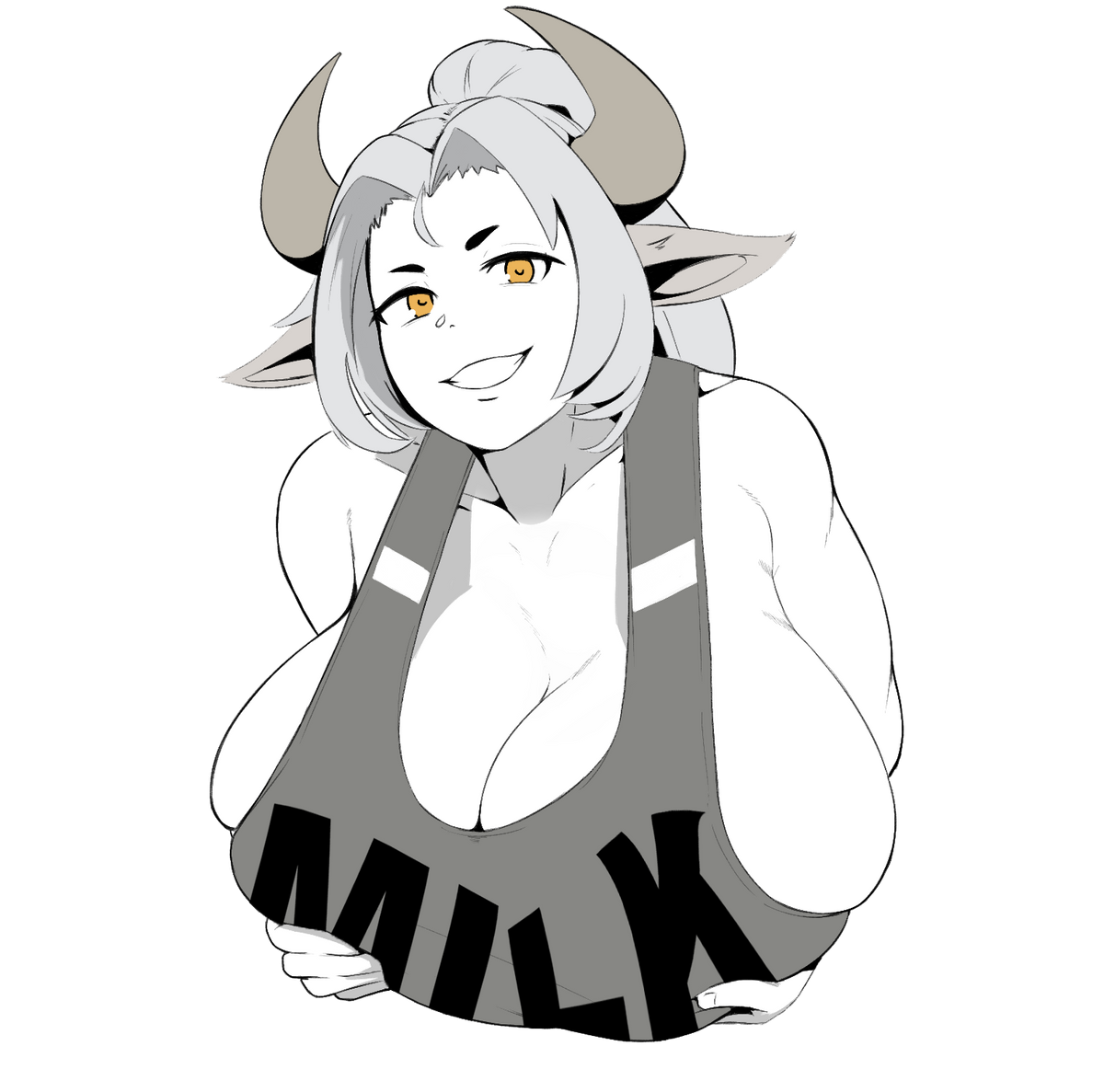 MEGA MILK EMMI Barbells and Anime Milkers