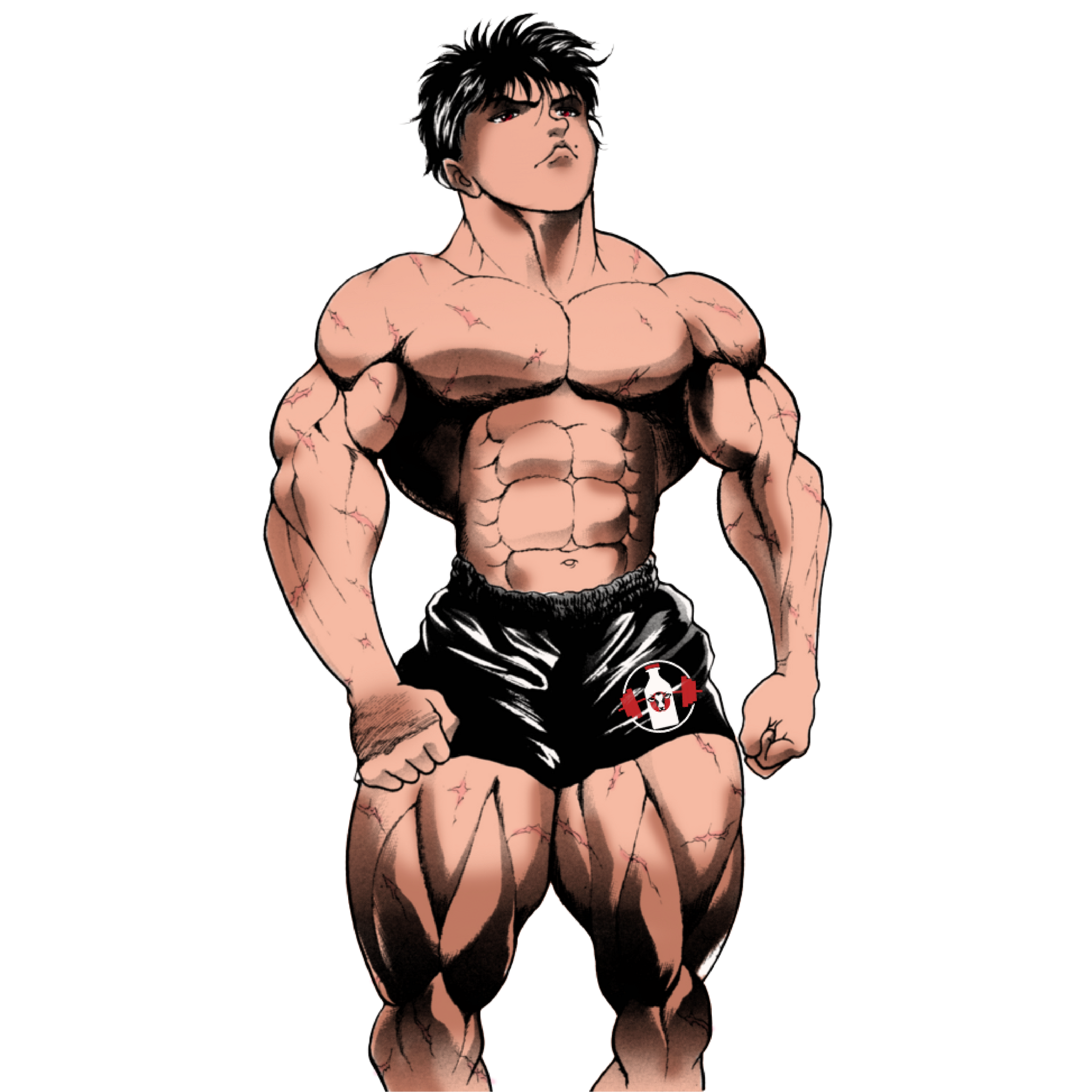The Strongest Gym Mesh Shorts | Anime Workout Apparel – Yokai State
