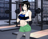 Hitomi-Chan hits the gym!